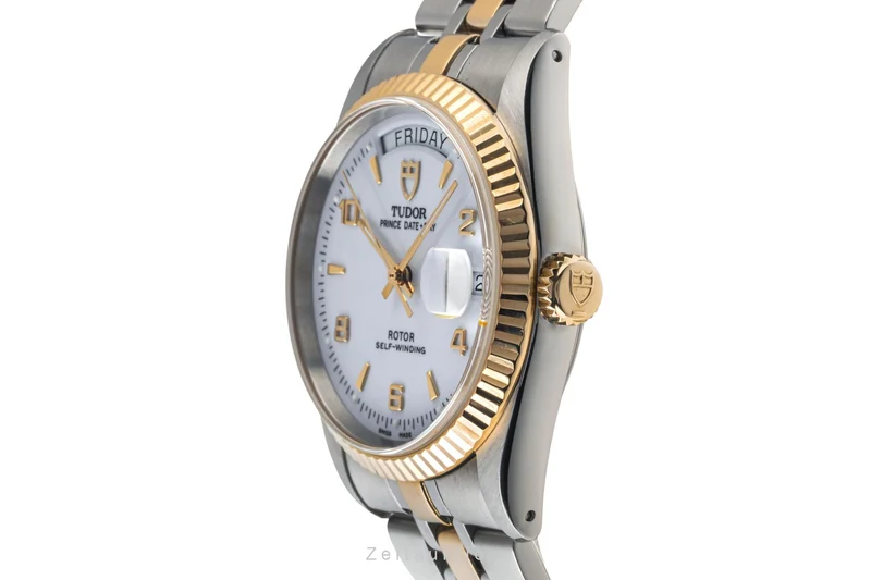 Tudor Prince Date steel / gold automatic men's watch 76213 LP: 3850EUR [2400427]