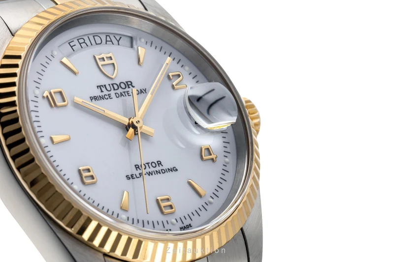 Tudor Prince Date steel / gold automatic men's watch 76213 LP: 3850EUR [2400427]