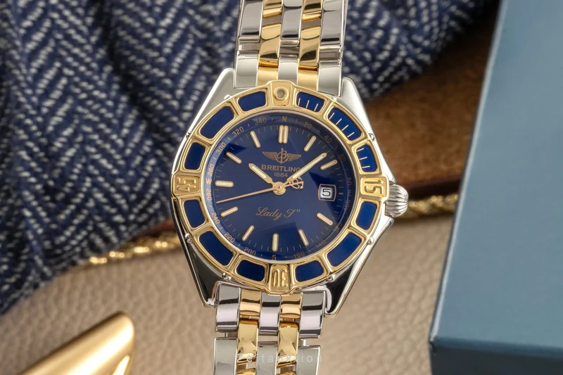 Breitling Lady J steel / gold quartz women's watch D52065 [2400412]