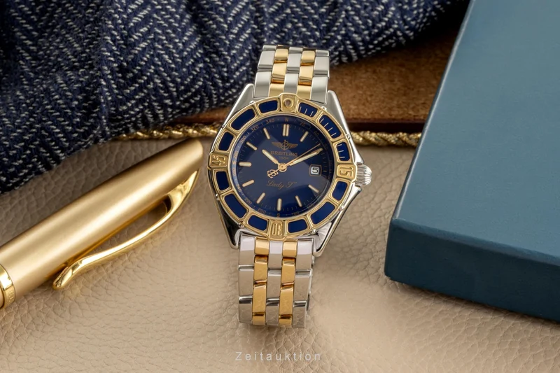 Breitling Lady J steel / gold quartz women's watch D52065 [2400412]