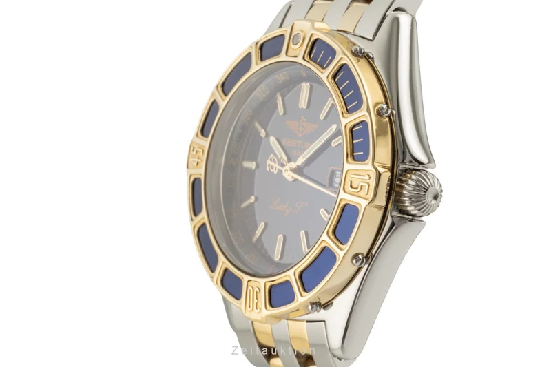 Breitling Lady J steel / gold quartz women's watch D52065 [2400412]
