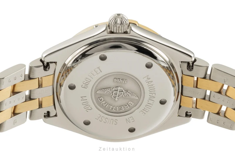 Breitling Lady J steel / gold quartz women's watch D52065 [2400412]