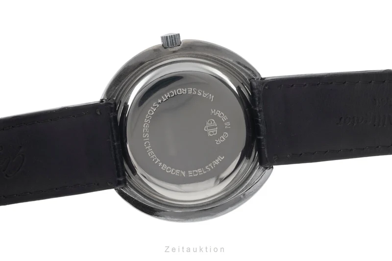 Glashütte Spezimatic chromed brass automatic men's watch [2400404]