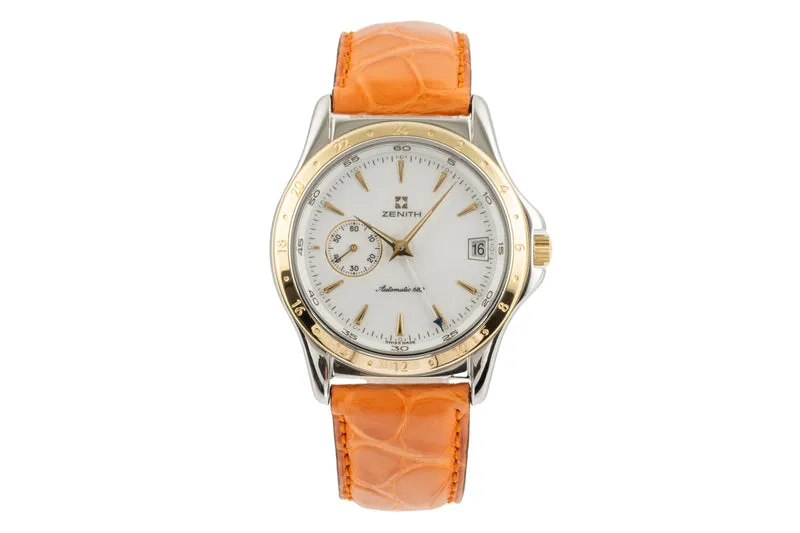 Zenith Elite steel / gold automatic men's watch 90/410030.682 [2400374]