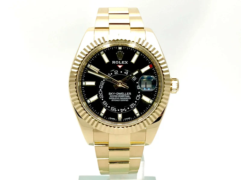 Rolex Sky-Dweller 326938 Gelbgold Schwarz aus 2018
