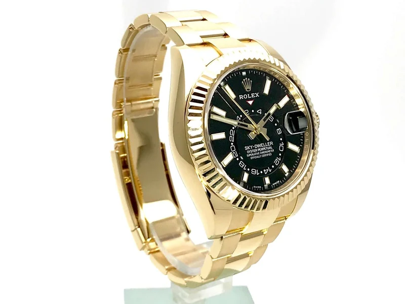 Rolex Sky-Dweller 326938 Gelbgold Schwarz aus 2018