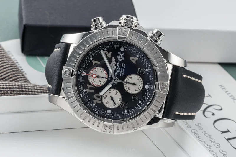 Breitling Super Avenger chronograph steel automatic men's watch A13370 LP: 5700EUR [2305365]