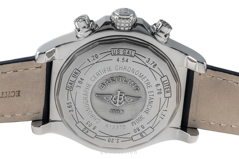 Breitling Super Avenger chronograph steel automatic men's watch A13370 LP: 5700EUR [2305365]