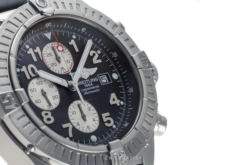 Breitling Super Avenger chronograph steel automatic men's watch A13370 LP: 5700EUR [2305365]