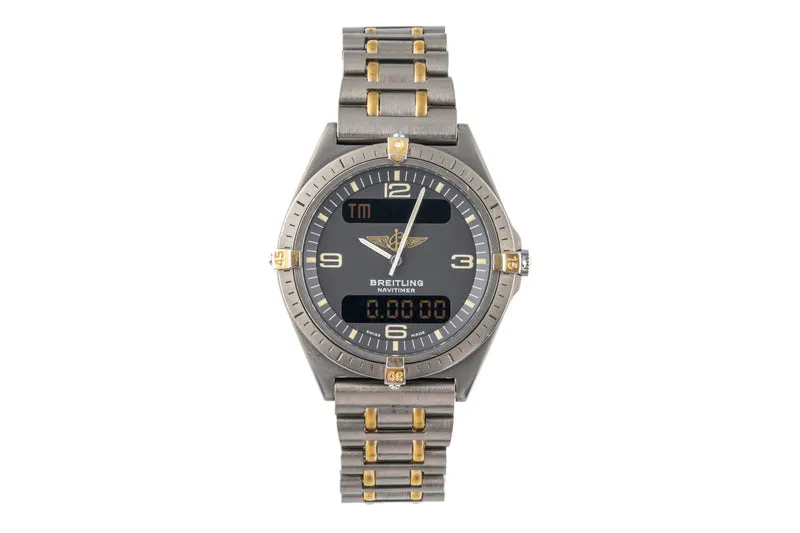 Breitling Aerospace chronograph titanium quartz men's watch 80360 LP: 3400EUR [2305363]