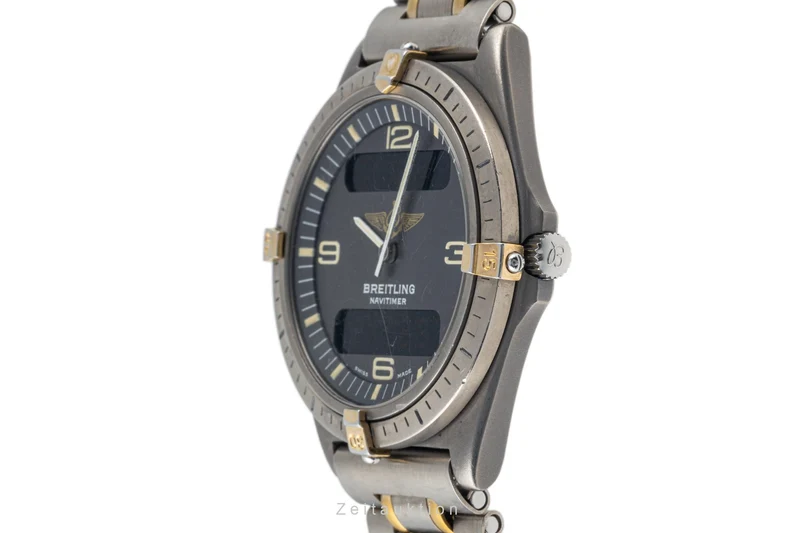 Breitling Aerospace chronograph titanium quartz men's watch 80360 LP: 3400EUR [2305363]