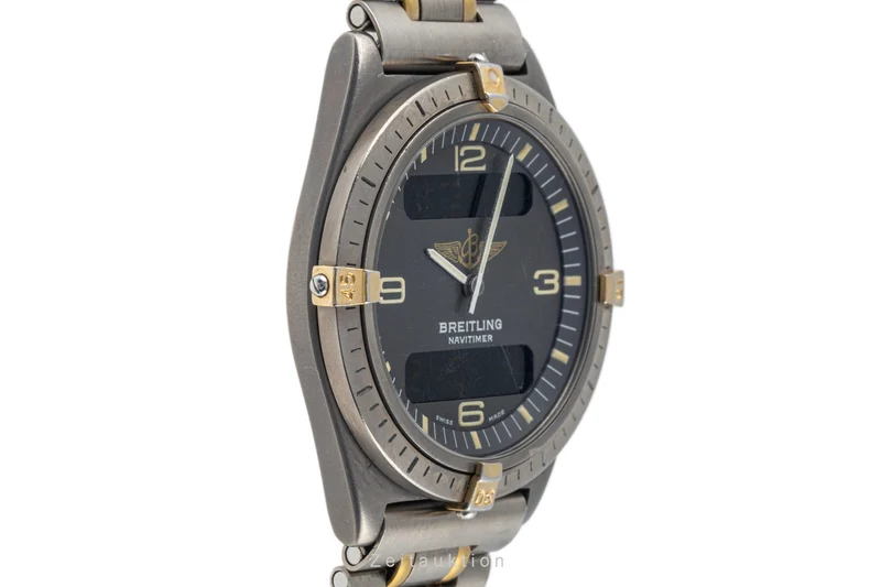 Breitling Aerospace chronograph titanium quartz men's watch 80360 LP: 3400EUR [2305363]