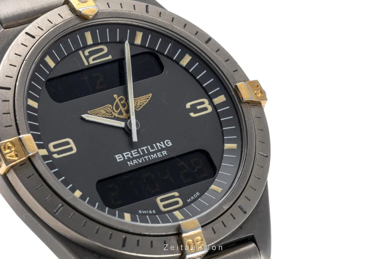 Breitling Aerospace chronograph titanium quartz men's watch 80360 LP: 3400EUR [2305363]