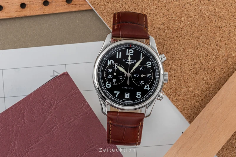 Longines Avigation chronograph steel automatic men's watch L2.629.4 [2305313]