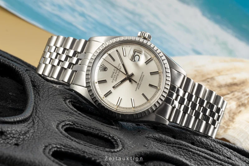 Rolex Datejust steel automatic men's watch 1603 LP: 7500EUR [2303102]