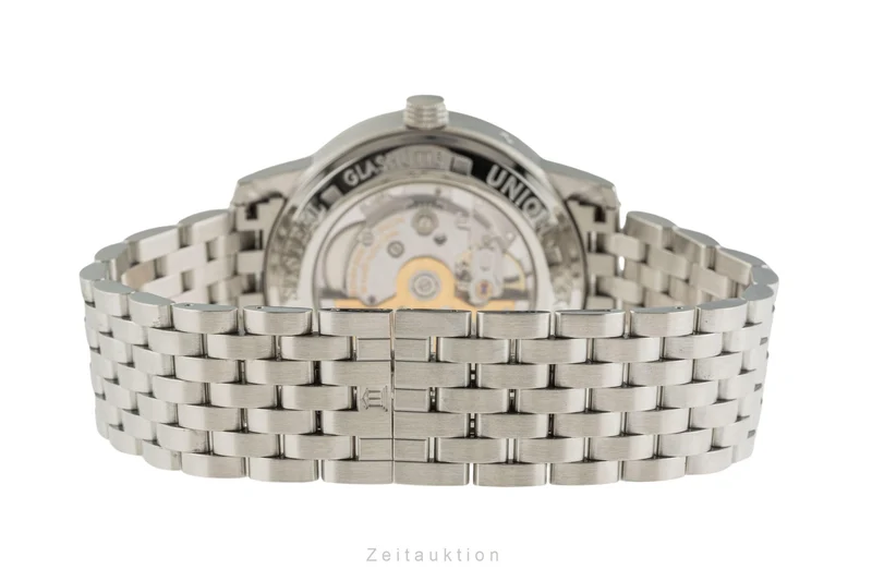 Union Glashütte Diplomat steel automatic men's watch 26-53-01-02-10 LP: 8490EUR [2305282]