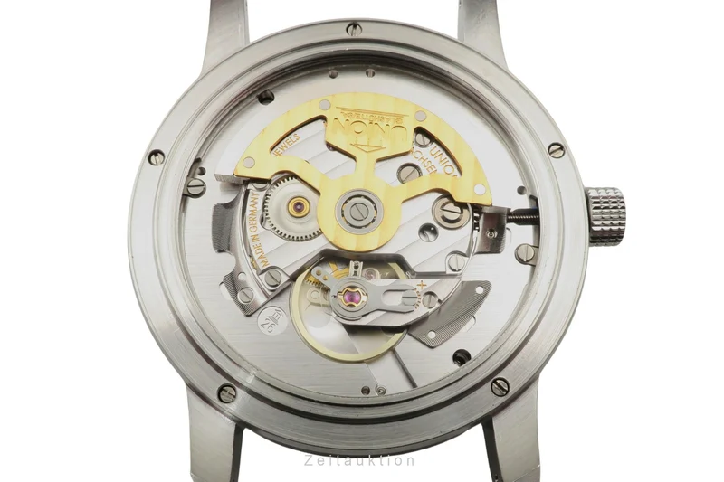 Union Glashütte Diplomat steel automatic men's watch 26-53-01-02-10 LP: 8490EUR [2305282]