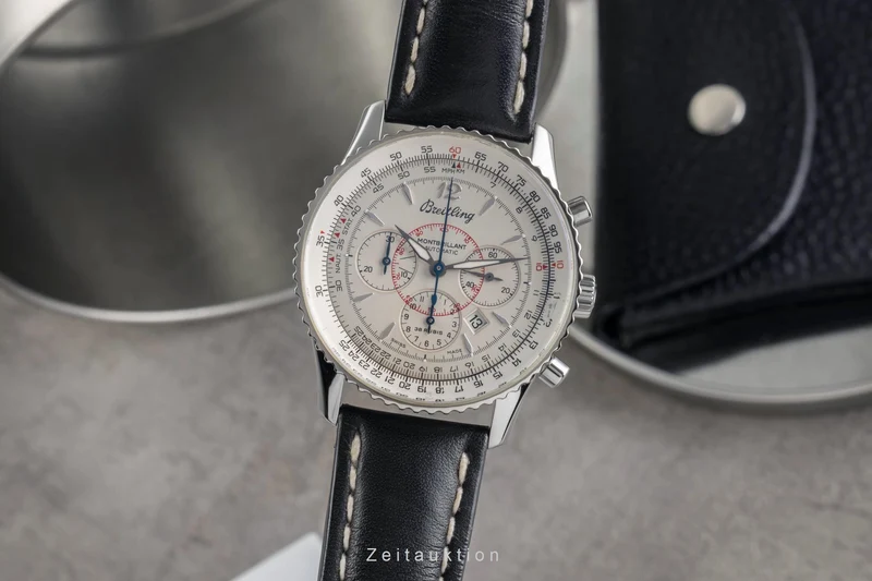 Breitling Montbrillant chronograph steel automatic men's watch A41330 [2502981]