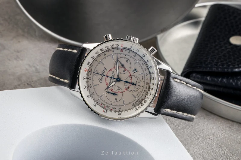 Breitling Montbrillant chronograph steel automatic men's watch A41330 [2502981]