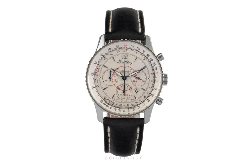 Breitling Montbrillant chronograph steel automatic men's watch A41330 [2502981]