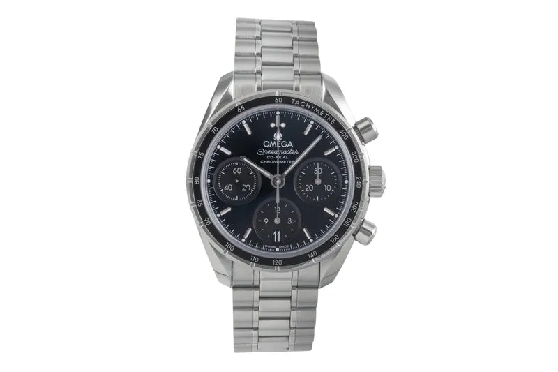 Omega Speedmaster chronograph steel automatic men's watch 324.30.38.50.01.001 LP: 6100EUR [2503490]