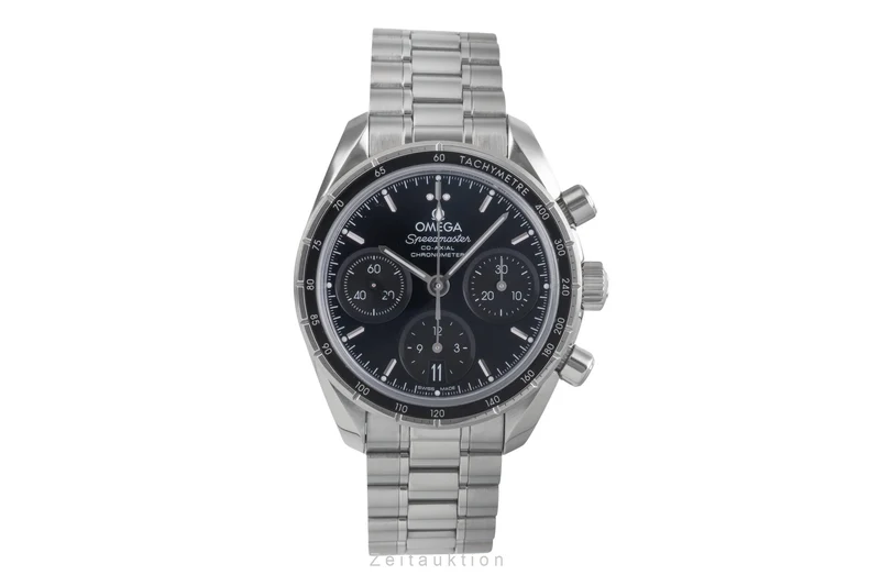 Omega Speedmaster chronograph steel automatic men's watch 324.30.38.50.01.001 LP: 6100EUR [2503490]