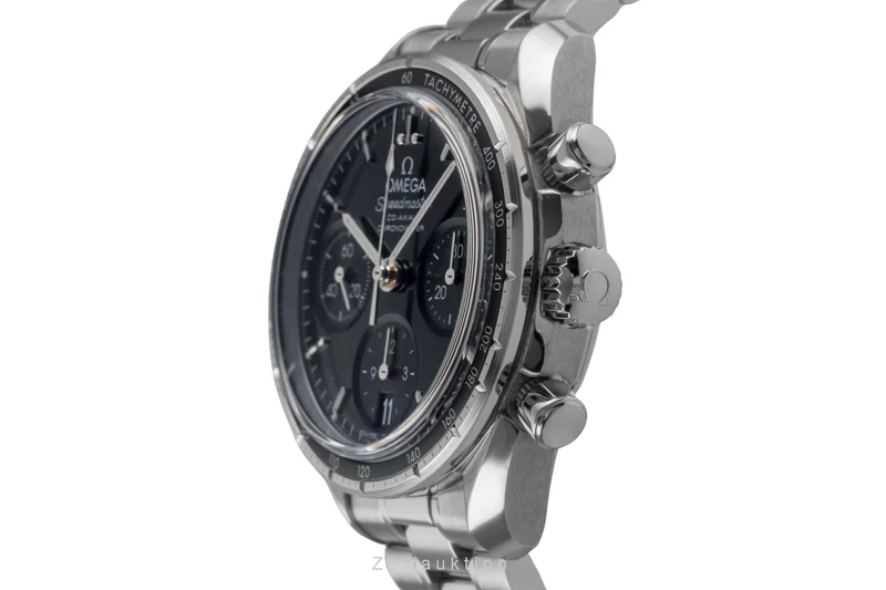 Omega Speedmaster chronograph steel automatic men's watch 324.30.38.50.01.001 LP: 6100EUR [2503490]