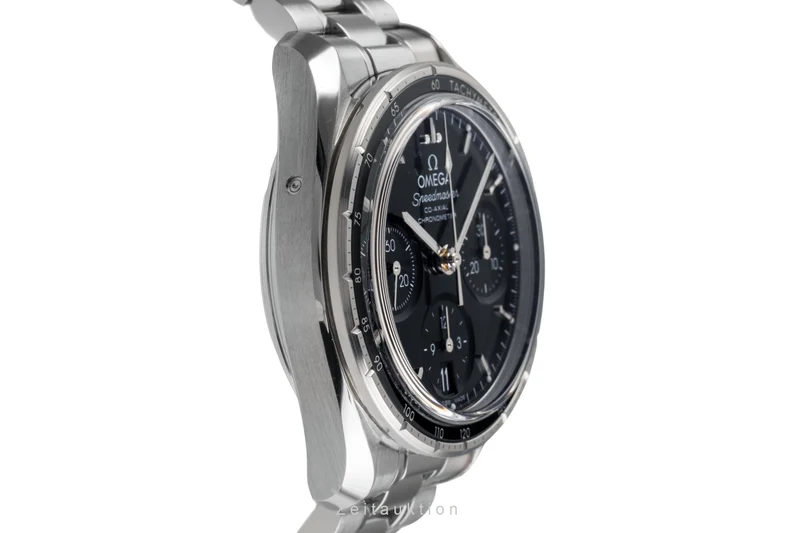 Omega Speedmaster chronograph steel automatic men's watch 324.30.38.50.01.001 LP: 6100EUR [2503490]