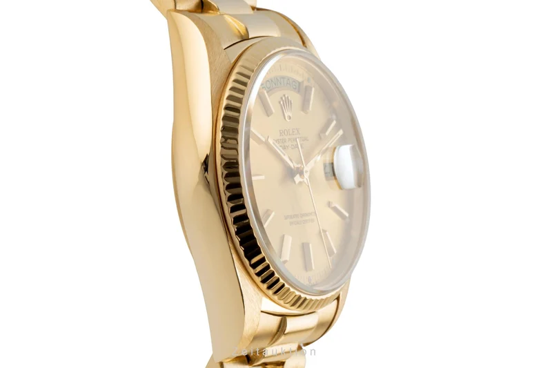 Rolex Day-Date 18 ct gold automatic men's watch 18038 LP: 34400EUR [2401645]