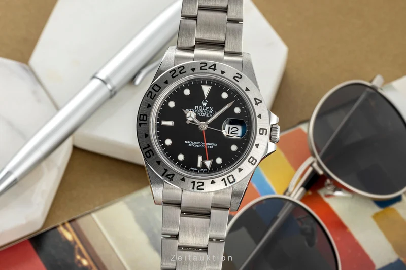 Rolex Explorer II steel automatic men's watch 16570T [2401595]