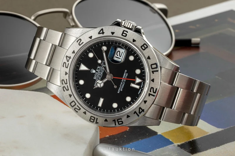 Rolex Explorer II steel automatic men's watch 16570T [2401595]