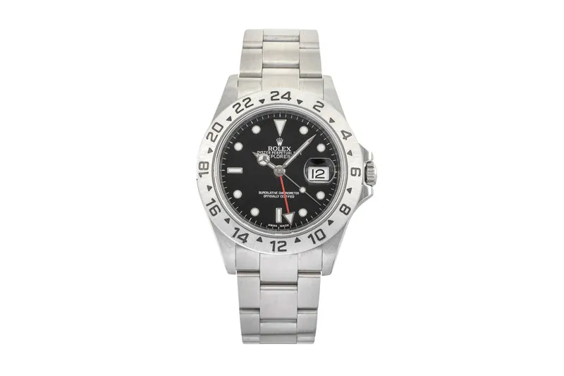 Rolex Explorer II steel automatic men's watch 16570T [2401595]