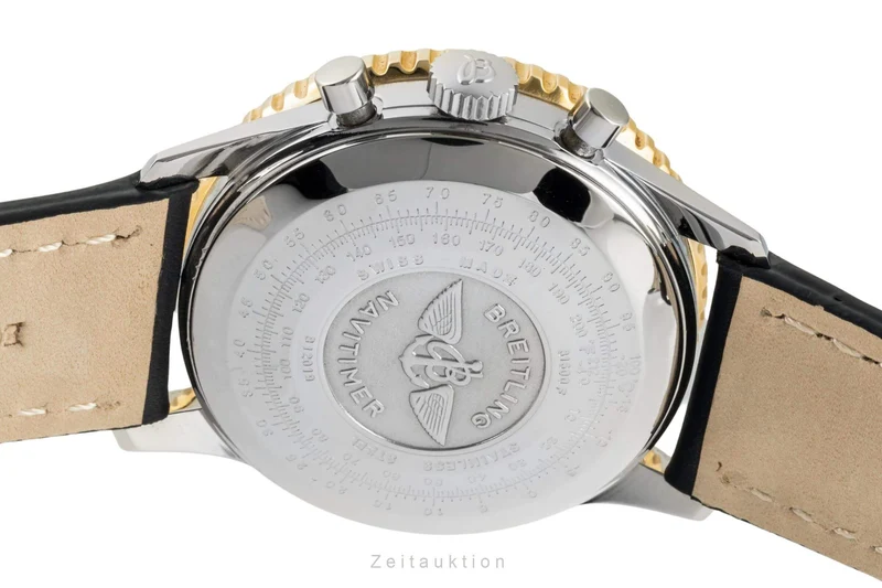 Breitling Navitimer Cosmonaute chronograph steel / gold manual winding men's watch B12019, 81600 [2401588]