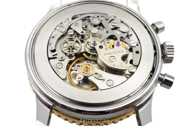 Breitling Navitimer Cosmonaute chronograph steel / gold manual winding men's watch B12019, 81600 [2401588]