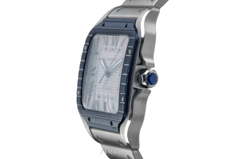 Cartier Santos steel automatic men's watch WSSA0047 LP: 9200EUR [2502982]