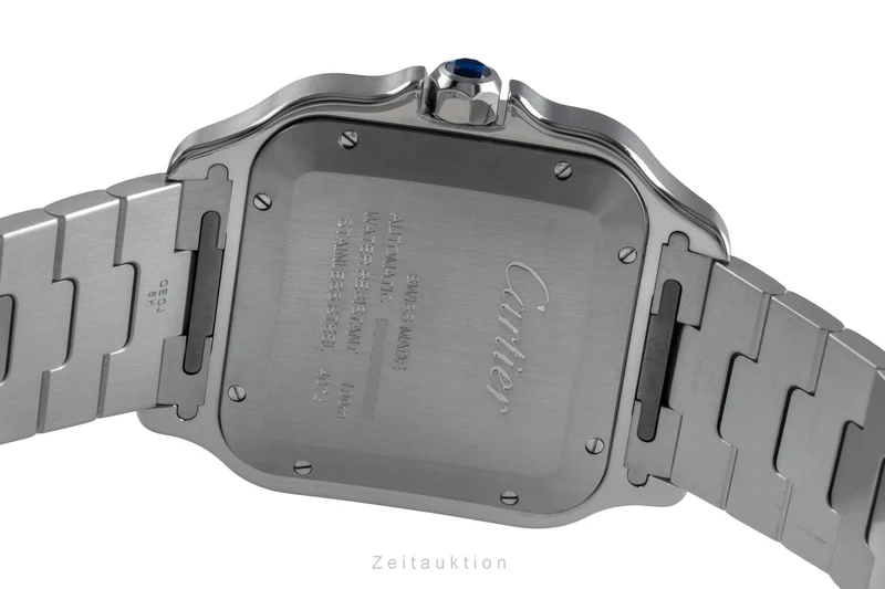 Cartier Santos steel automatic men's watch WSSA0047 LP: 9200EUR [2502982]