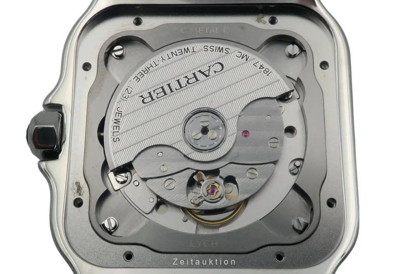 Cartier Santos steel automatic men's watch WSSA0047 LP: 9200EUR [2502982]