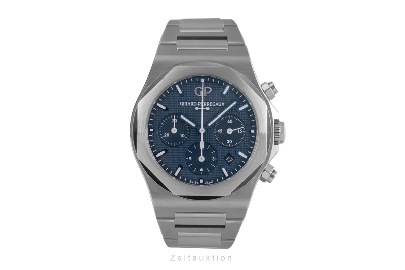 Girard Perregaux Laureato chronograph steel automatic men's watch 81020-11-431-11A LP: 19600EUR [2502939]