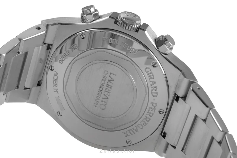 Girard Perregaux Laureato chronograph steel automatic men's watch 81020-11-431-11A LP: 19600EUR [2502939]