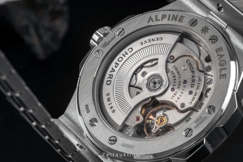 Chopard Alpine Eagle steel automatic men's watch 298600-3002 LP: 15900EUR [2503601]