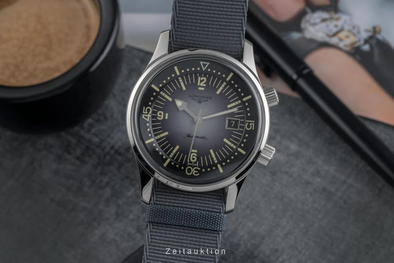 Longines Legend Diver steel automatic men's watch L3.774.4.70.2 LP: 2750EUR [2503406]