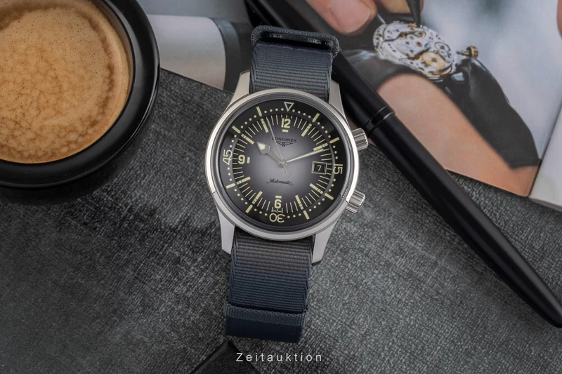 Longines Legend Diver steel automatic men's watch L3.774.4.70.2 LP: 2750EUR [2503406]