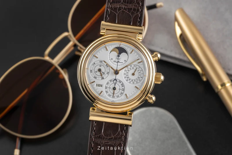 IWC Ewiger Kalender chronograph 18 ct gold automatic men's watch IW375001 [2503284]