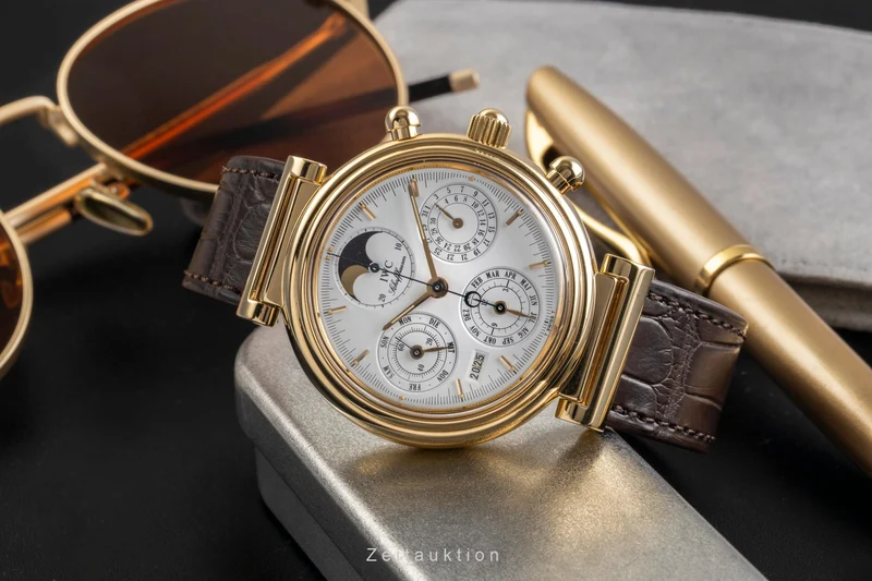IWC Ewiger Kalender chronograph 18 ct gold automatic men's watch IW375001 [2503284]