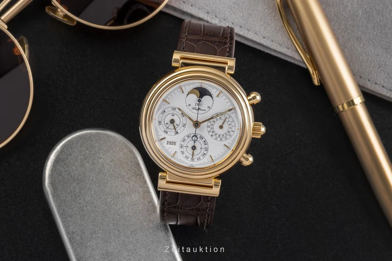IWC Ewiger Kalender chronograph 18 ct gold automatic men's watch IW375001 [2503284]