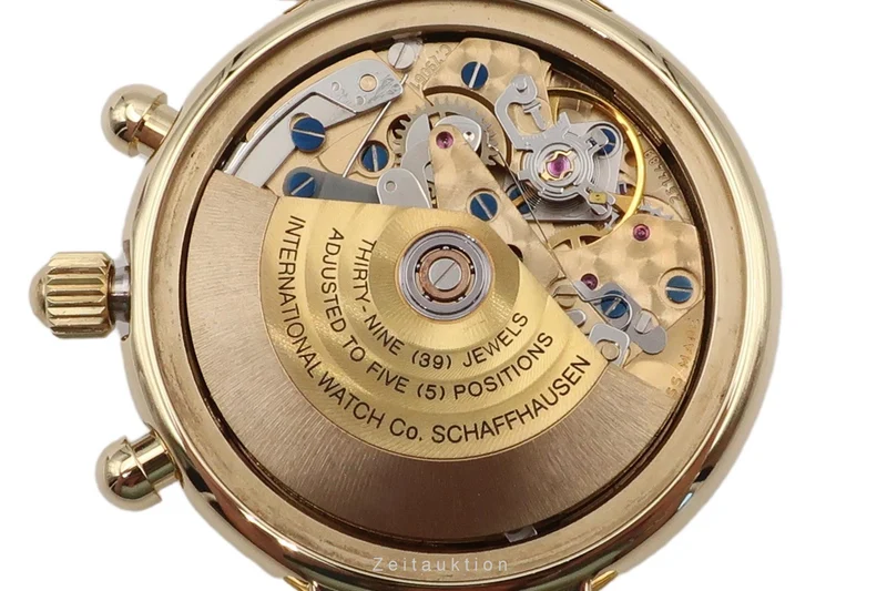 IWC Ewiger Kalender chronograph 18 ct gold automatic men's watch IW375001 [2503284]