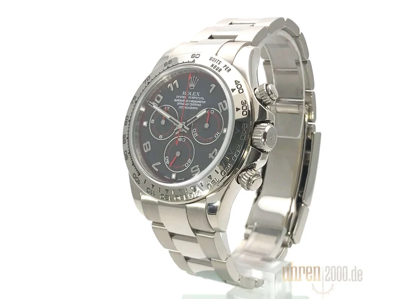 Rolex Cosmograph Daytona 116509 Weißgold Schwarz LC100 aus 2010