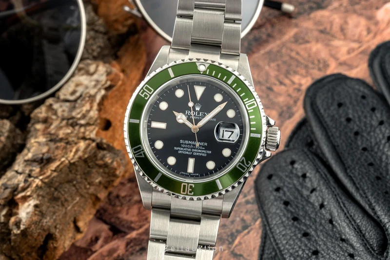 Rolex Submariner steel automatic men's watch 16610LV [2401141]