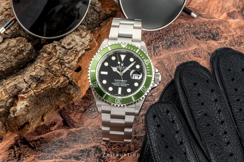Rolex Submariner steel automatic men's watch 16610LV [2401141]