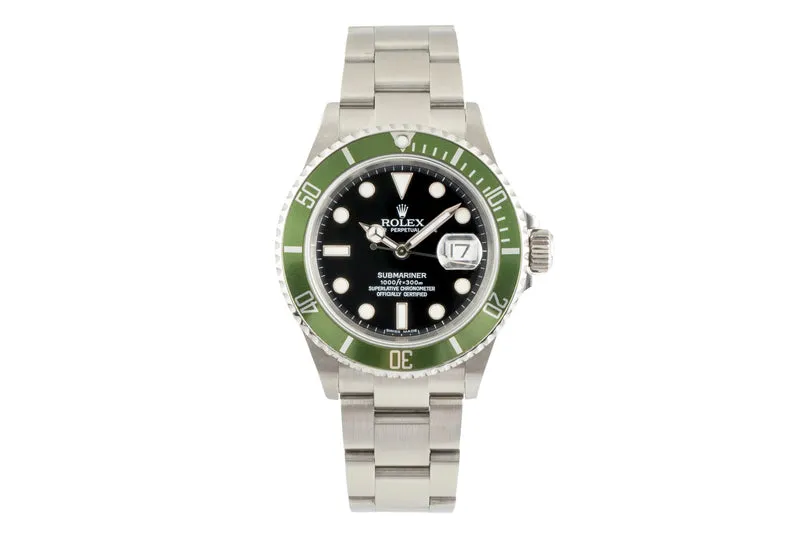 Rolex Submariner steel automatic men's watch 16610LV [2401141]